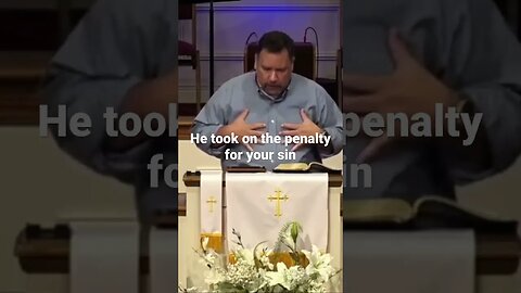 Jesus died in your place