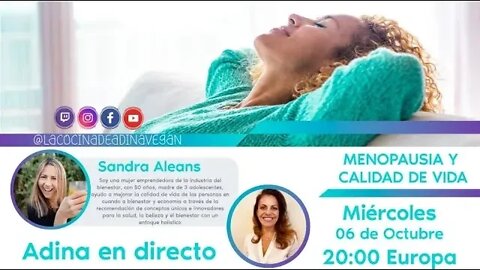 Sandra Aleans: Menopausia y Calidad de Vida | Mujeres en Menopausia