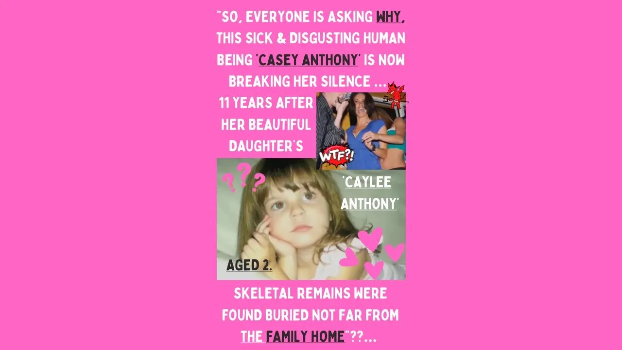 🔎 “CASEY ANTHONY BREAKS HER SILENCE AFTER 11 YEARS OF HIDING IN THE SEWERS, WHY? ‘MONEY’!! #wtf 🤬🤬🤬