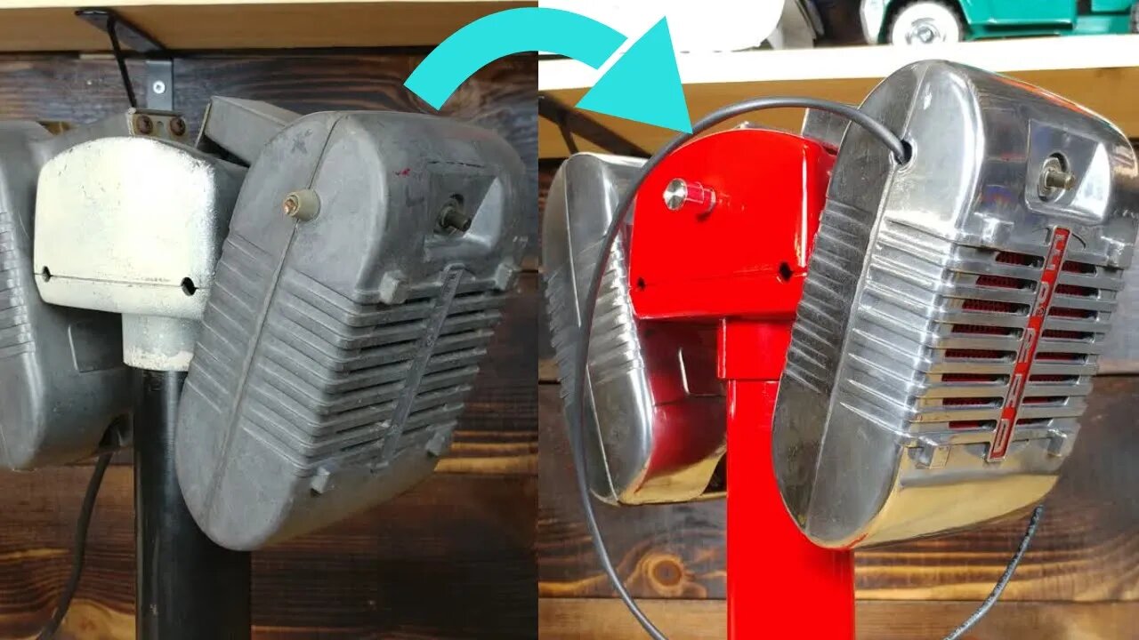 Vintage Drive-In Movie Speaker Restoration Bluetooth Conversion