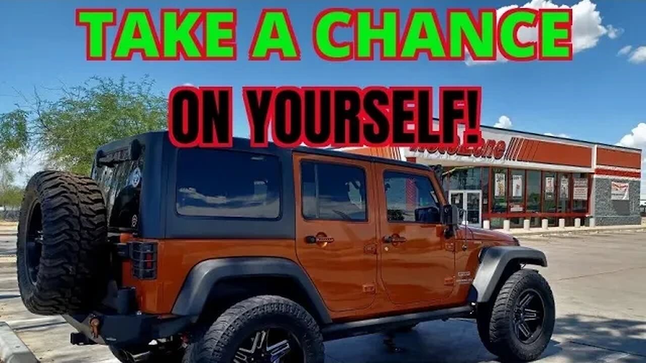 Take A Chance On Yourself! You Just Never Know!