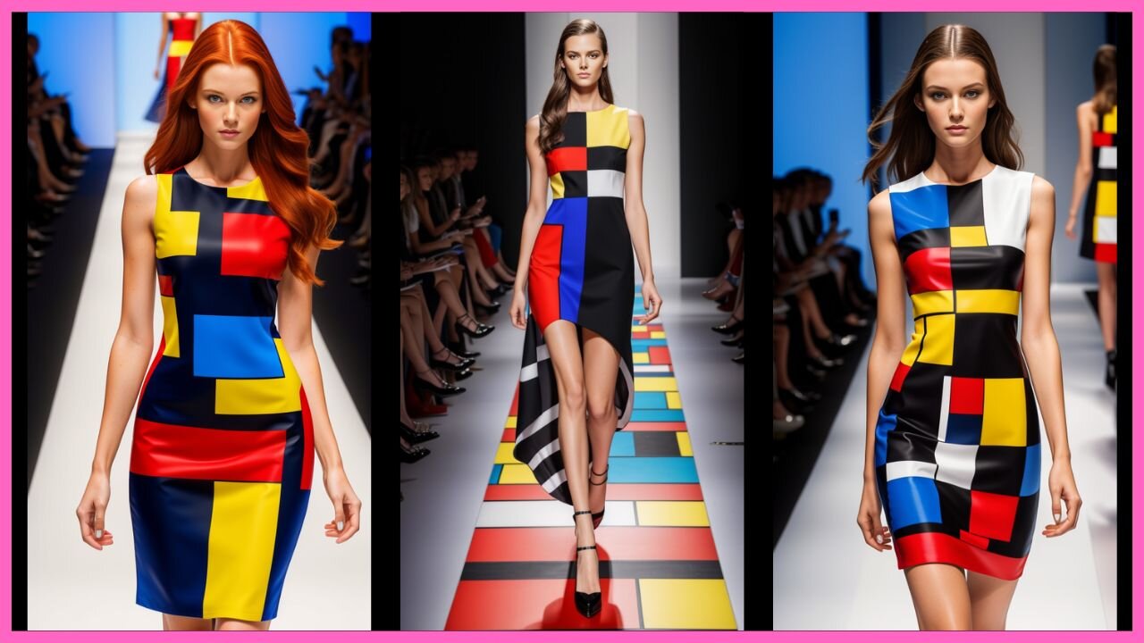 Mondrian Muse - Women's Fashion Lookbook