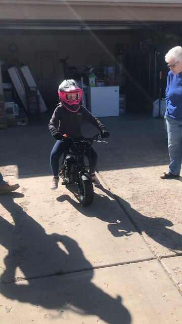 Granddaughters first ride