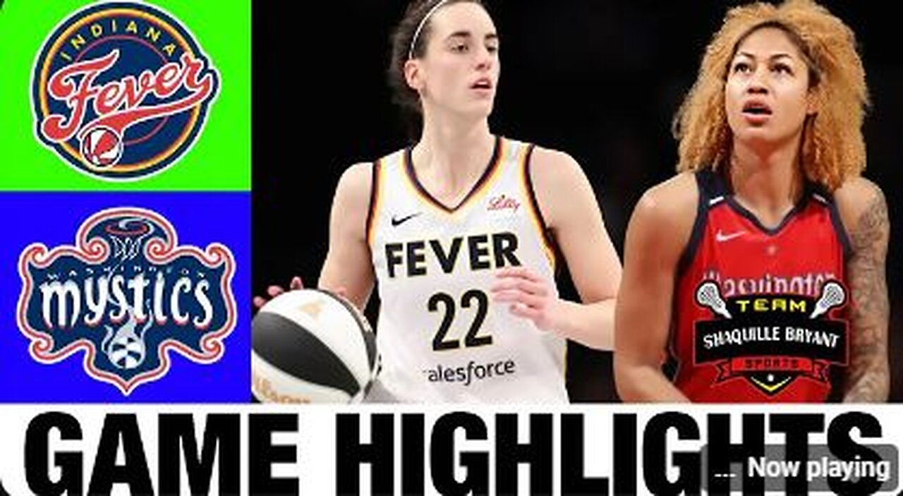 Indiana Fever vs Washington Mystics FULL GAME Highlights | Women's Basketball | 2024 WNBA