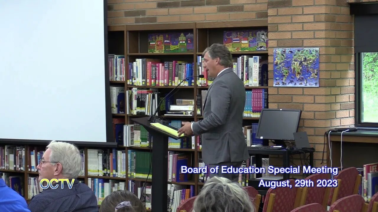 Board of Education Special Meeting: August, 29th 2023