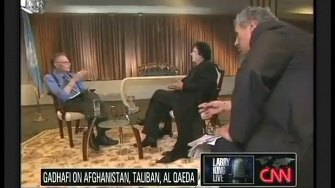 Flashback - Gaddafi on Nine Eleven, Afghanistan, Taliban, Al Qaeda -HaloRock