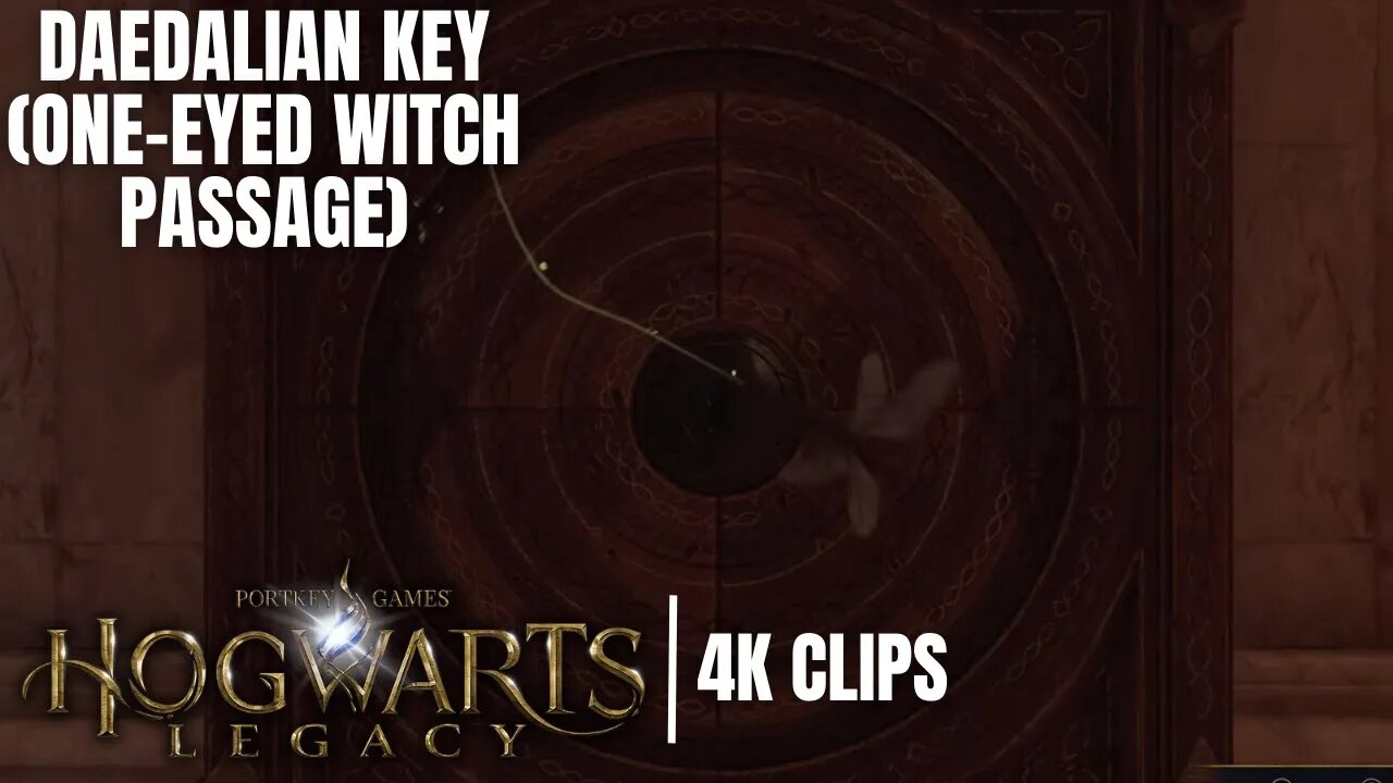 Daedalian Key By The One-Eyed Witch Passage | Hogwarts Legacy 4K Clips