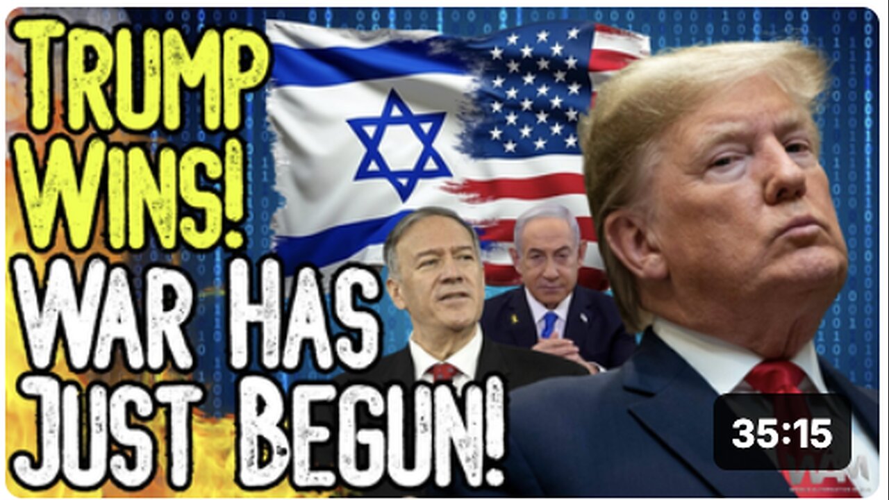 TRUMP WINS: THE WAR HAS JUST BEGUN! - Israel Continues TAKEOVER! - People Lay Apathetic To The Psyop