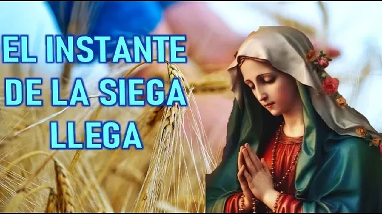 EL INSTANTE DE LA SIEGA LLEGA - MENSAJE DE MARÍA SANTISIMA A LUZ DE MARÍA