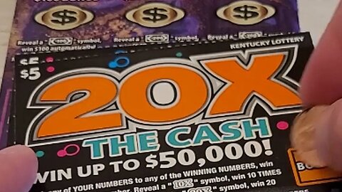 Winning $30 Scratch Off Ticket Kentucky Lottery