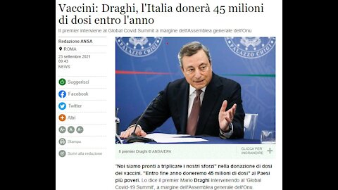 Se 45 milioni di dosi italiane andranno al terzo mondo, quanti italiani si sono vaccinati davvero?