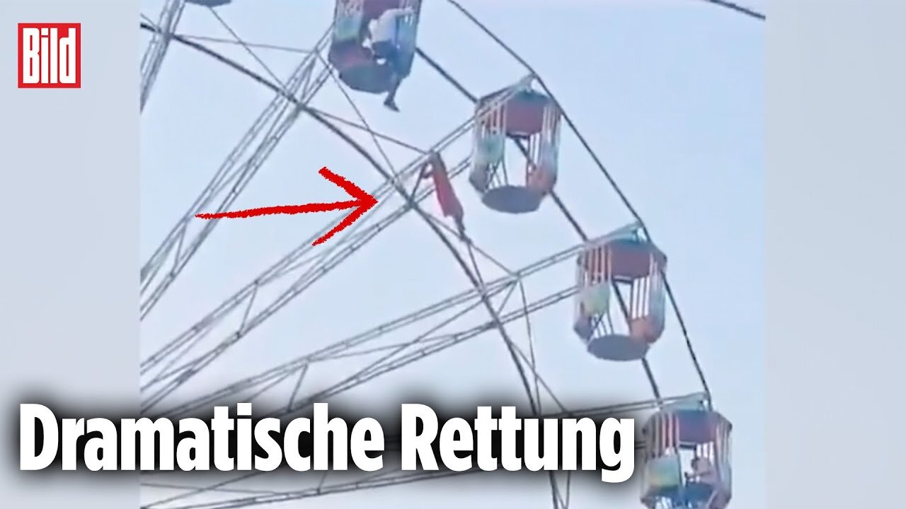 INDIEN: Mädchen fällt aus Riesenrad-Gondel