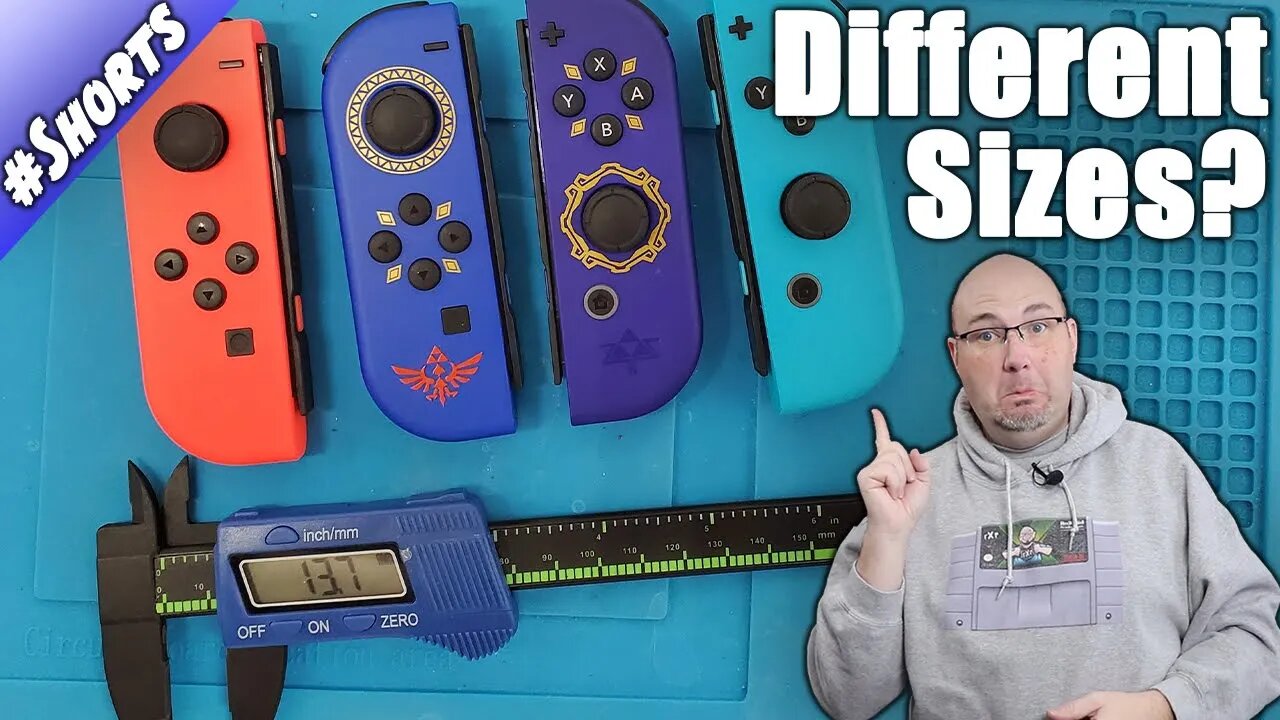 Are the Skyward Sword Switch Joy Cons A Different Thickness? #Shorts