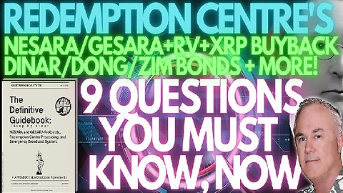 Dave XRPLion: GOTTA KNOW THIS AT REDEMPTION CENTRE JAN '24 (MUST WATCH) TRUMP NEWS!