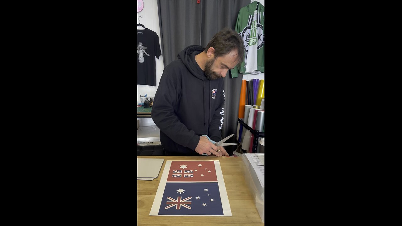 Sublimation mousepads with Aussie Bot