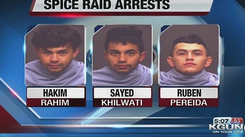 Police identify suspects arrested in drug raid