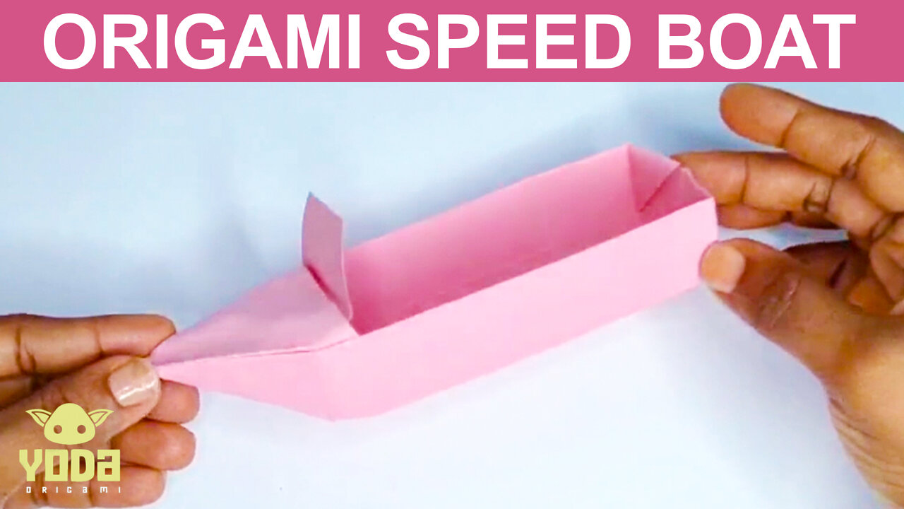 How To Make an Origami Speed Boat - Easy And Step By Step Tutorial