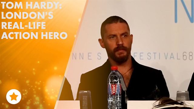 Tom Hardy chases thief around London