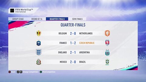 FIFA Career Mode 2022 World Cup Czech Republic Quarterfinal VS France