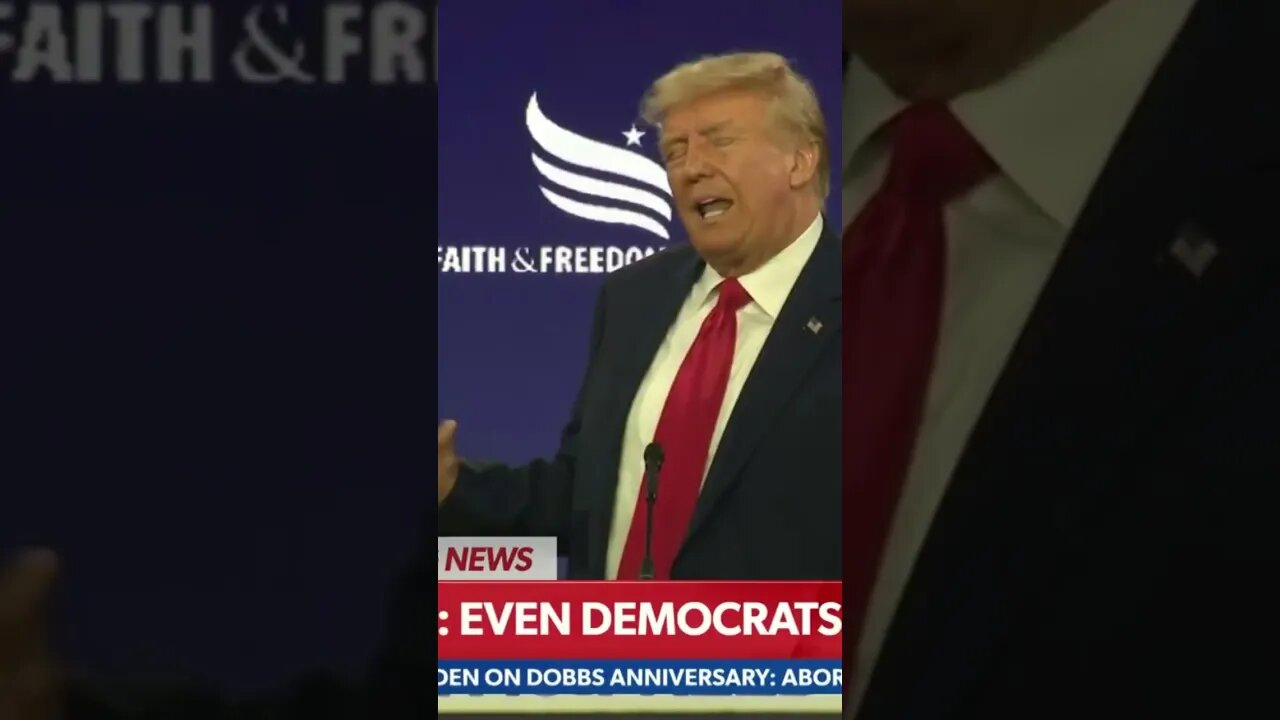 Trump speaks on the importance of sticking together