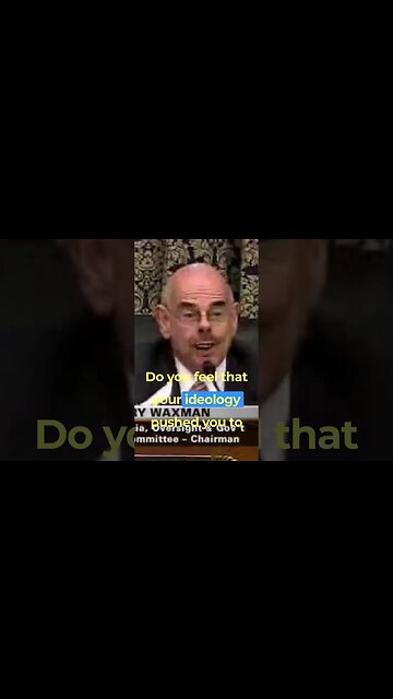 Alan Greenspan: Free Market Trickle Down Economist Admits Big Business Reaganomics Is A Failure. Pt7