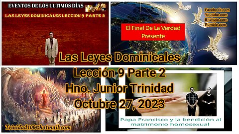 Las Leyes Dominicales Leccion 9 parte 2