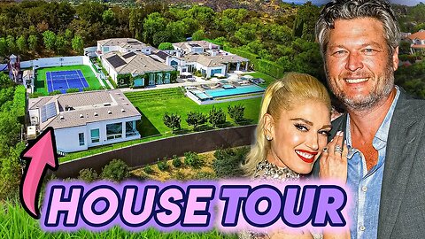 Gwen Stefani & Blake Shelton | House Tour 2020 | New $3 Million Encino House & More