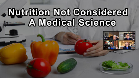 Nutrition Is Not Considered Most People To Be A Medical Science And There Is No NIH Institute Of