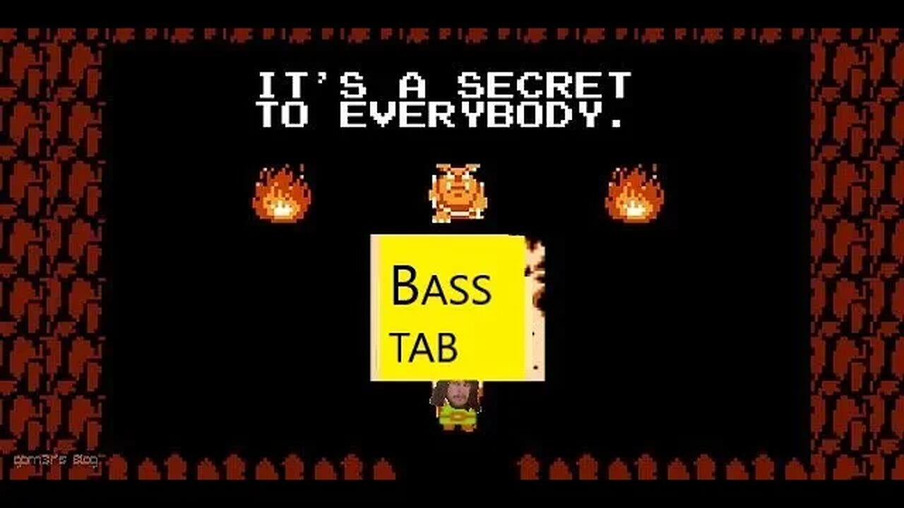 Zelda Main Theme (Bass only TAB)