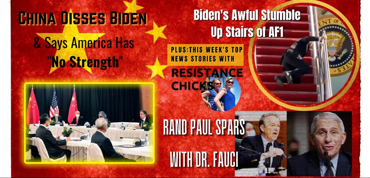 Full Show China Disses Biden, Rand Paul Takes On Fauci, & Biden's Awful Stumble 3/19/21