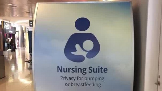 Breastfeeding pods at McCarran Airport let new moms comfortably nurse