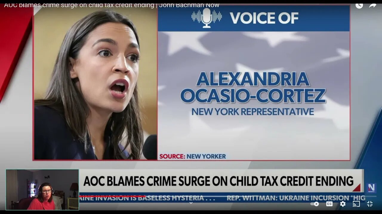 AOC Blames Crime Surge on Child Tax Credits Ending