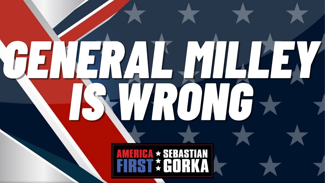 General Milley is wrong. Gordon Chang with Sebastian Gorka on AMERICA First