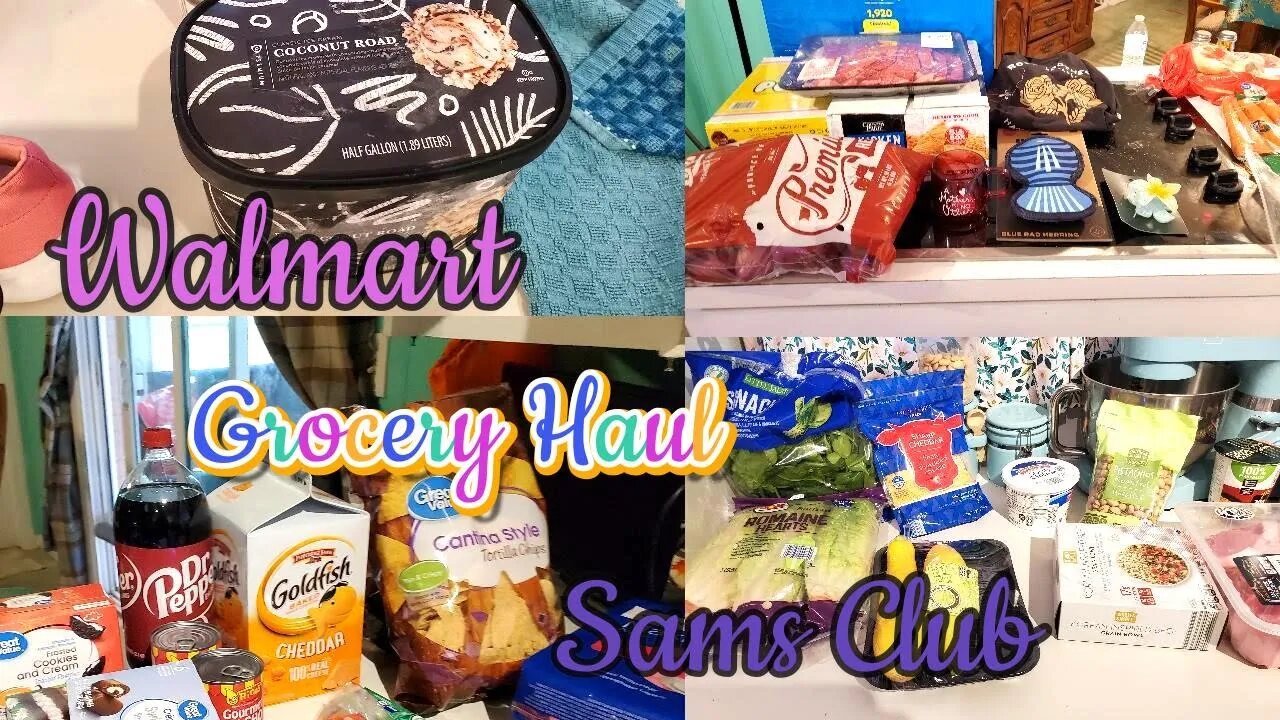 Walmart Haul / Sams Club Haul / Aldi Haul / Target Haul | Weekly Grocery Haul | Family of 5