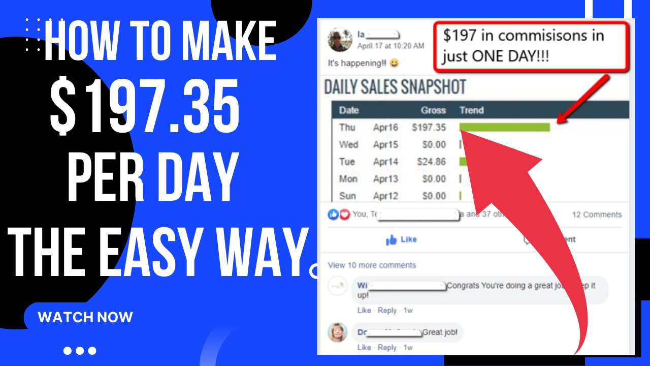 The World's #1 Easiest Done For You System ($197.35 per day with affiliate marketing)