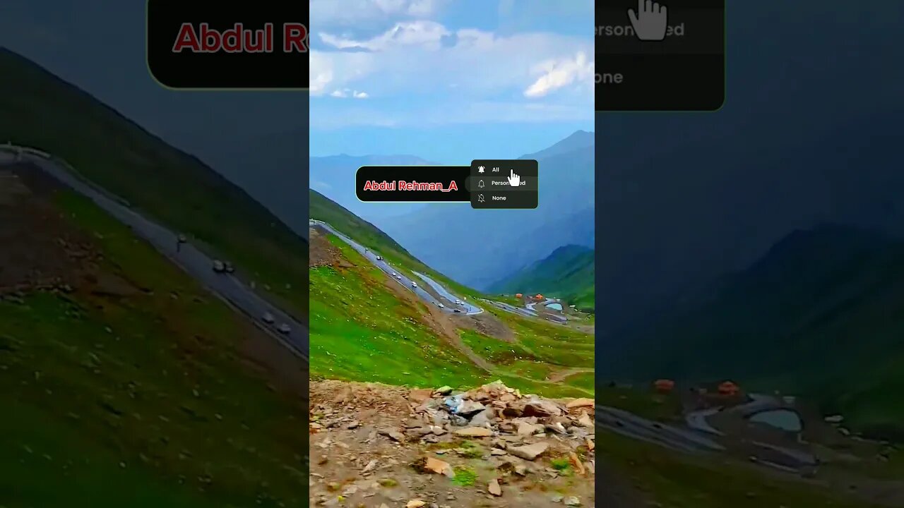 babusartop to chillas road #travel #naran #pakistantours #biketour #nature #mountain #viralshorts