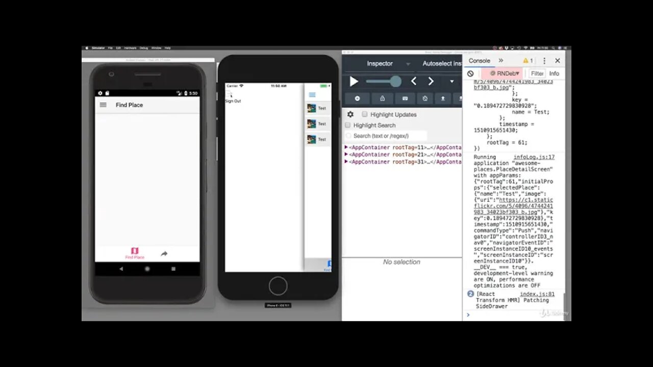 88 - Styling the Side Drawer | REACT NATIVE COURSE