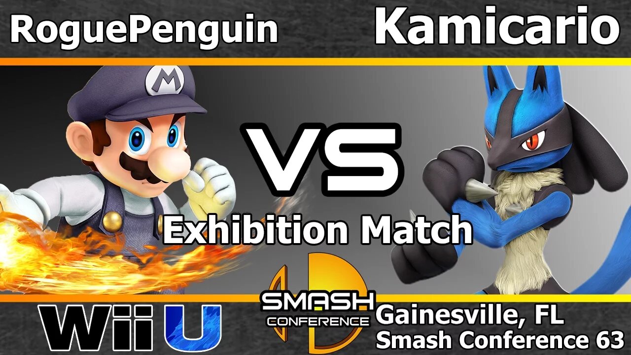 RoguePenguin (Mario) vs. Kamicario (Lucario) - Exhibition Match - SC63