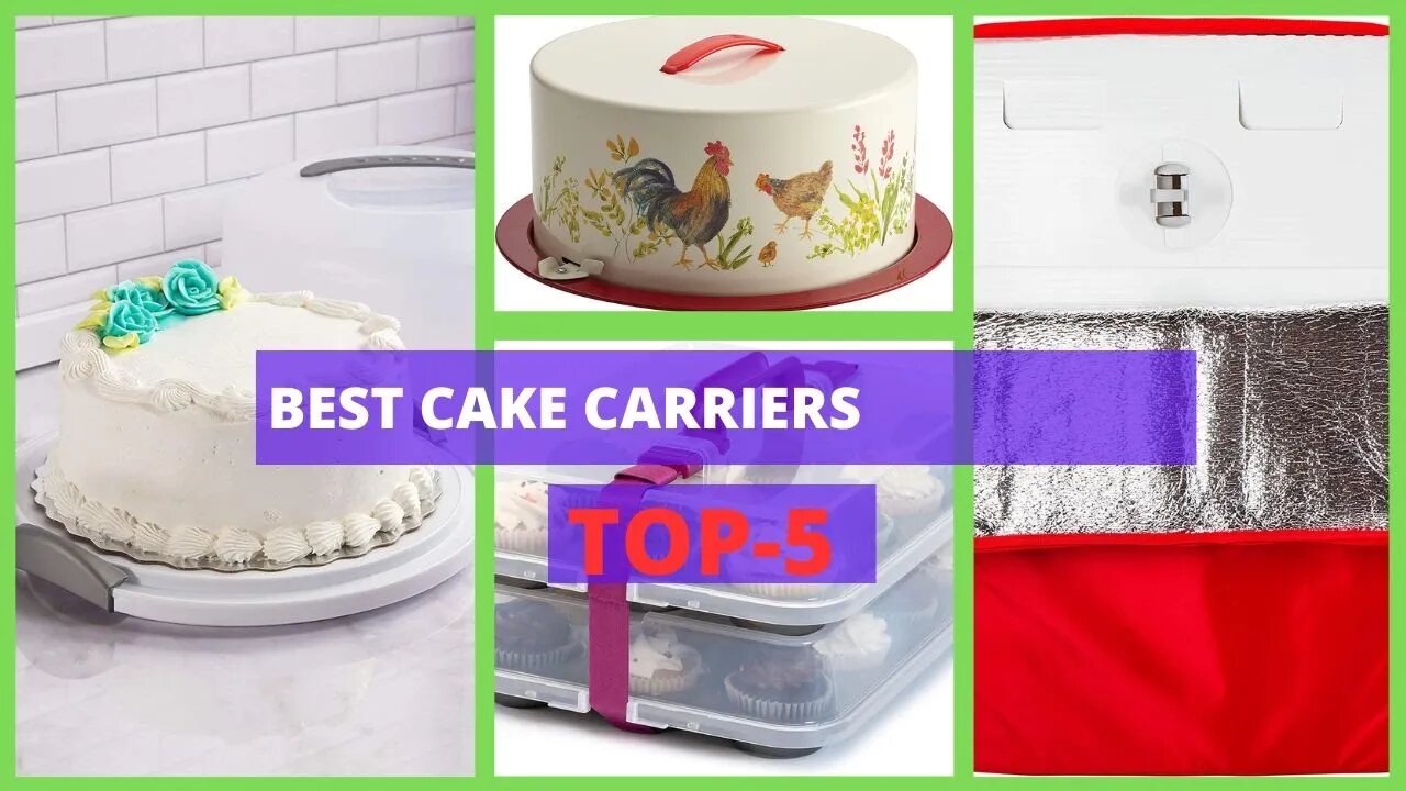 Best Cake Carriers | Safely transport your cakes Review Parks