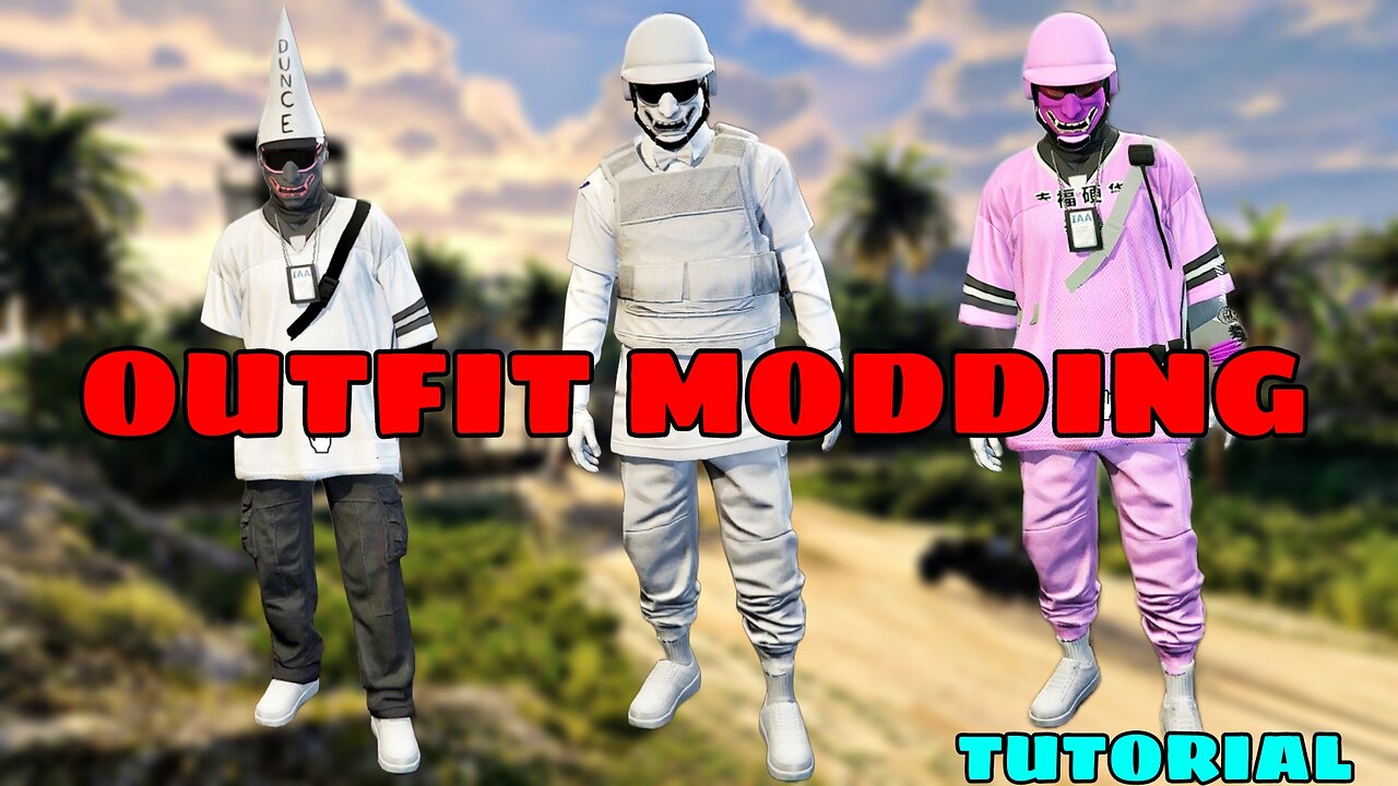 HOW TO MAKE YOUR OWN MODDED OUTFITS IN GTA V ONLINE TUTORIAL