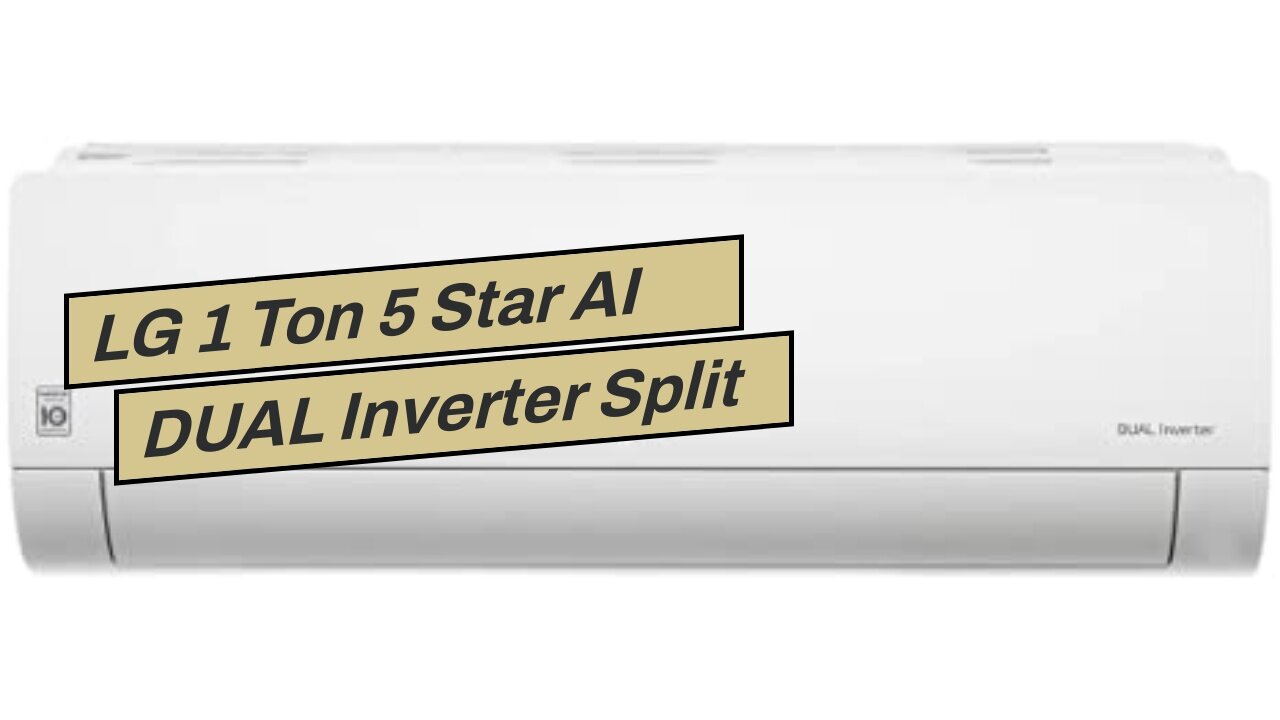 LG 1 Ton 5 Star AI DUAL Inverter Split AC (Copper, Super Convertible 6-in-1 Cooling, HD Filter...