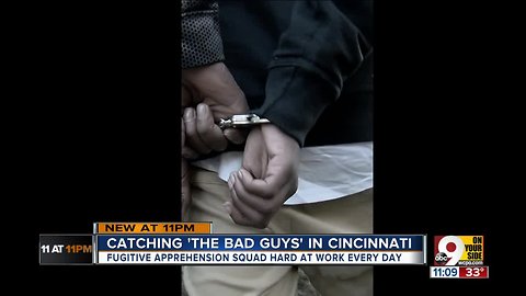 These are the police catching 'the bad guys'