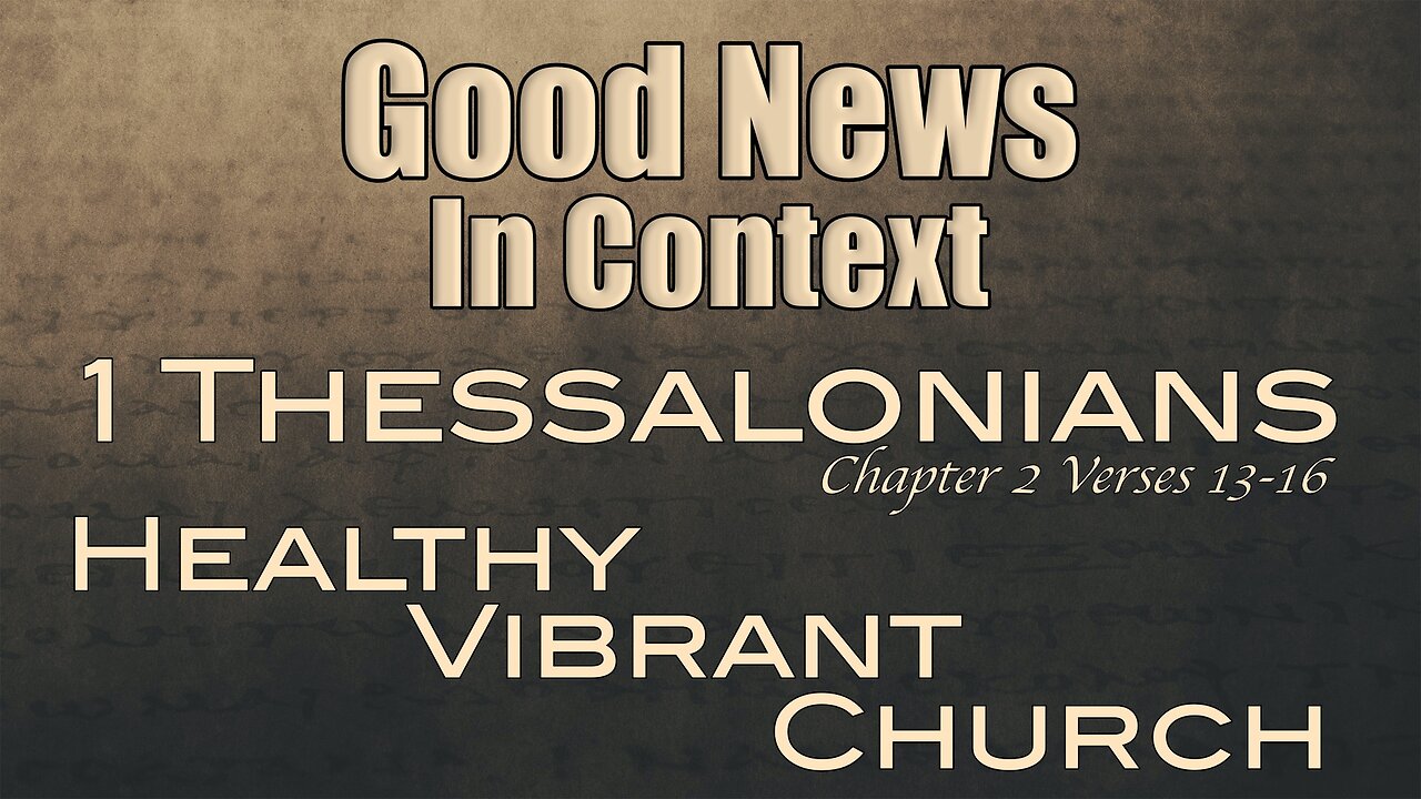 CFC Sunday Sermon - June 9, 2024 - The Good News In Context