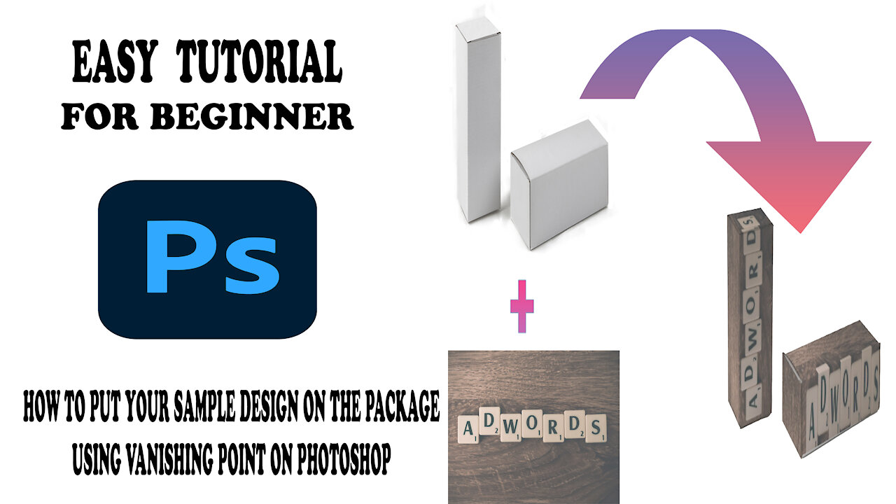 Easy tutorial, how to put your sample design on image package on photoshop