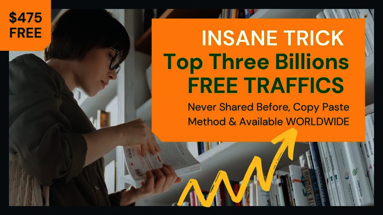 (INSANE TRICKS) Laziest Method To Earn $475 On ClickBank With 3 Free Traffic Sources, Affiliate