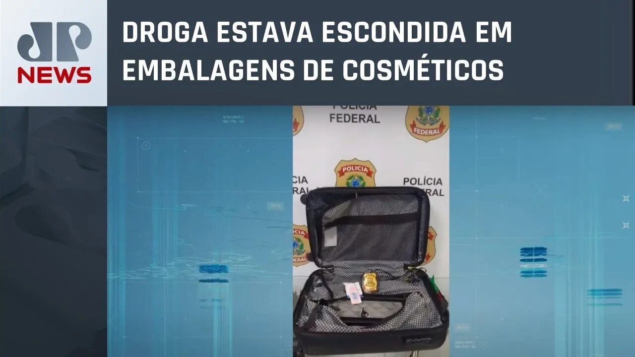 Homem é preso no Galeão ao tentar embarcar com 10 kg de cocaína