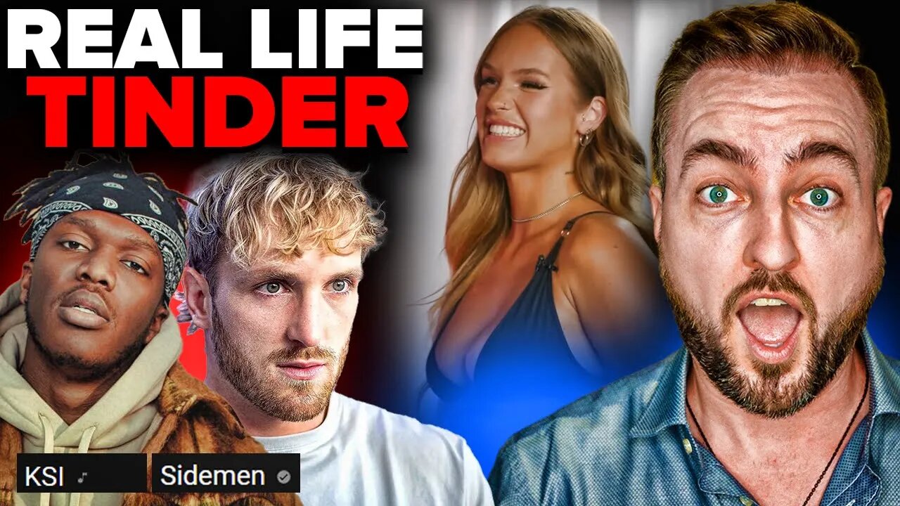 LOGAN PAUL & KSI TINDER IN REAL LIFE (Reacting to Sidemen) @IMPAULSIVE @Sidemen @KSI