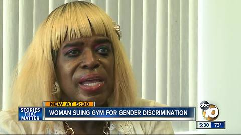 Transgender woman suing gym for discrimination