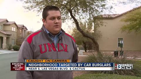 Neighbors: Crooks caught on camera opening family’s garage