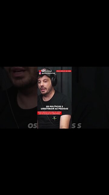 DANILO GENTILI SOBRE OS POLÍTICOS #shorts #danilogentilli #danilogentili #políticos #bolha